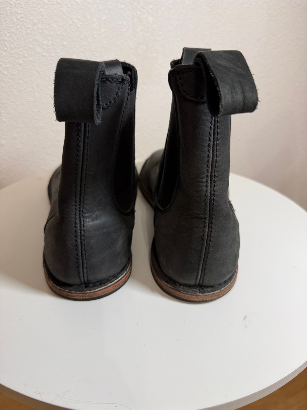 DaVinci Barefoot Black Leather Chukka Boots - Picture 3 of 8